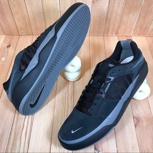 Nike SB Ishod Wair Black Smoke Grey Skate Shoes